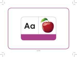 بطاقات تعليمية لحرف لA مع كيفية إٍستخدام حرف العلة an