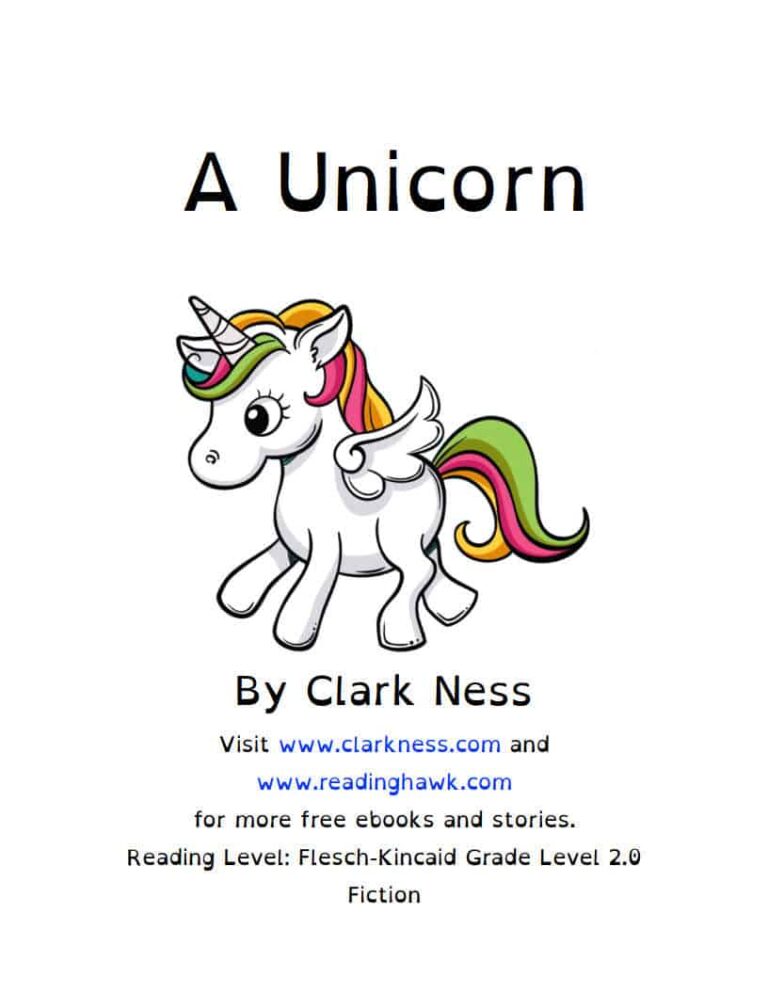 قصة A Unicorn لتعليم الأطفال القراءة باللغة الإنجليزية