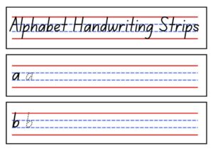 أوراق عمل Lowercase Alphabet Handwriting