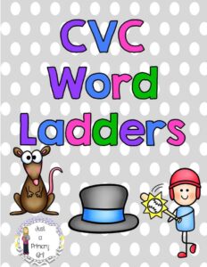 كتاب CVC Word Ladders لتعليم الأطفال بطريقة ممتعة