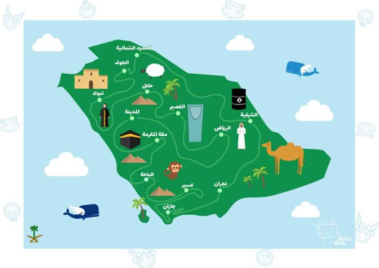 لعبة رحلة حول وطني مع أبطال المغامرة بمناسبة اليوم الوطني السعودي