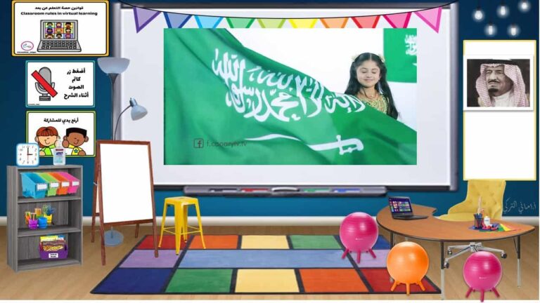 قالب النشيد الوطني السعودي بوربوينت جاهز للإستخدام