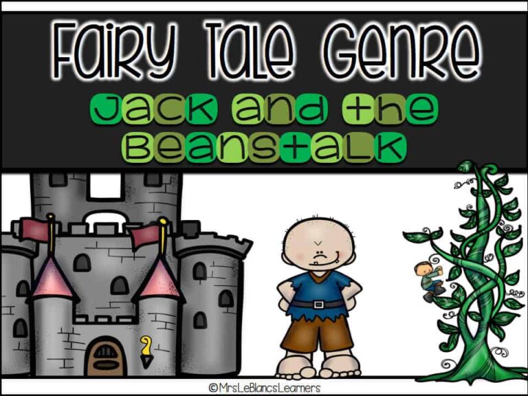 Jack and the Beanstalk Fairy Tale Genre Study