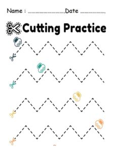 نشاط cutting practice لتقوية عضلات اليد