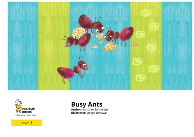 Busy Ants قصة قصيرة مصورة للأطفال