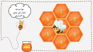قالب لعبة خلية النحل بوربوينت لتحفيز الطلاب على المشاركة الصفية