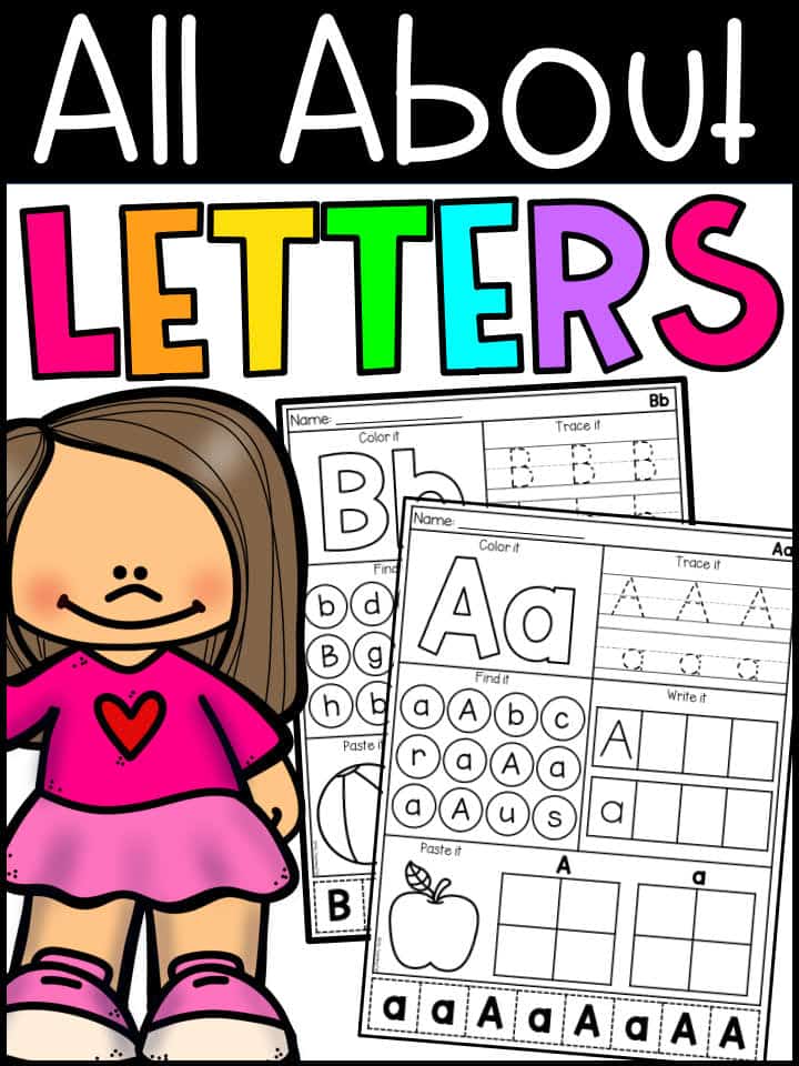 all about letters لتعليم الأطفال الحروف الإنجليزية كتابة وقراءة
