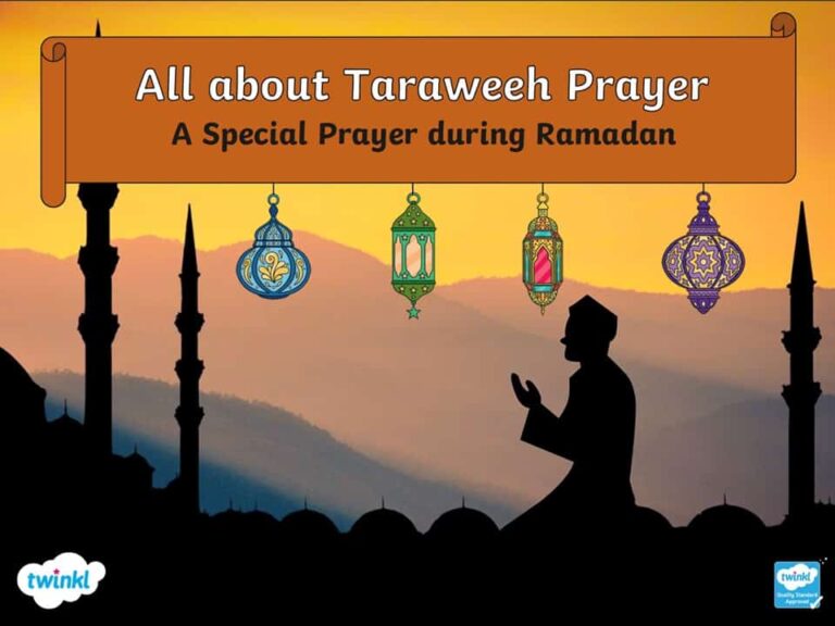 بوربوينت All about Taraweeh Prayer لتعليم الأطفال كيفية صلاة التروايح