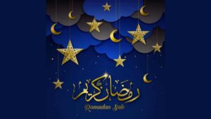 قالب رمضاني أزرق بوربوينت قابل للتعديل وجاهز للإستخدام
