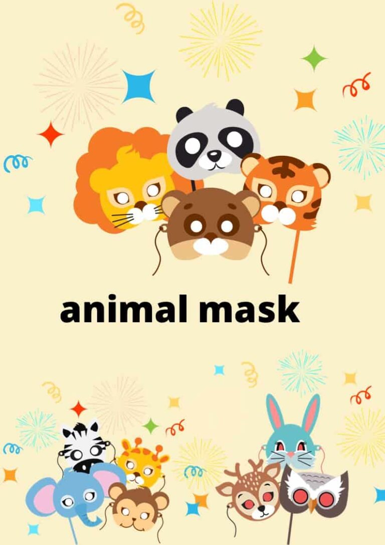 نشاط animal mask