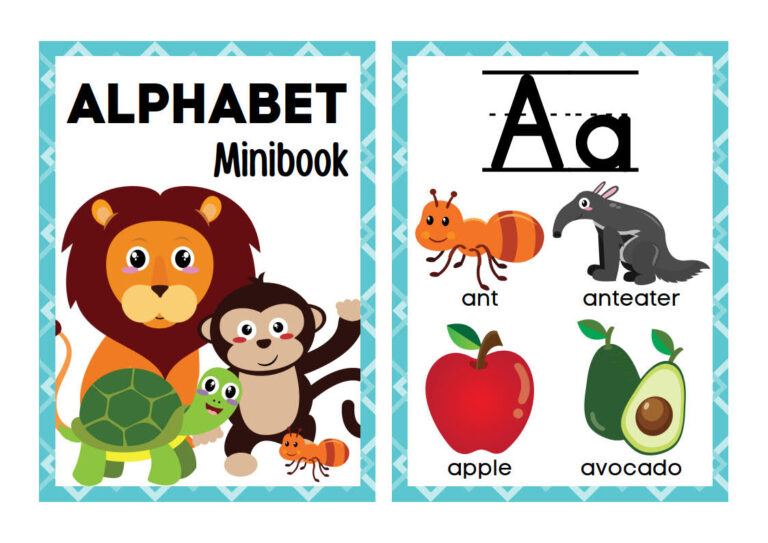 Alphabet Flashcards Letter Flip Book for Kids