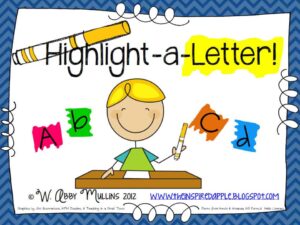 Highlight A Letter Identification