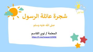 شجرة عائلة الرسول