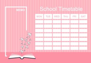 school time table