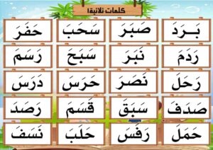 بطاقات الكلمات البصرية للقراءة